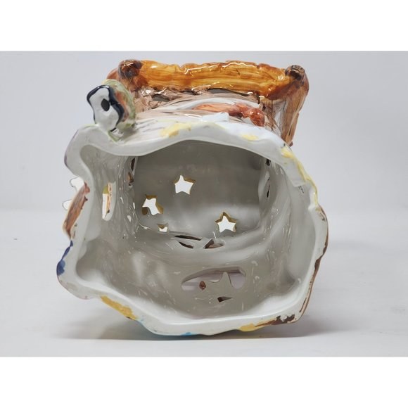 Vintage Porcelain Christmas In Cobblestone Village Nativity Scene - Picture 8 of 16